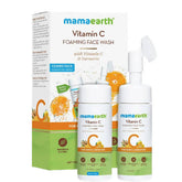 Mamaearth Vitamin C Foaming Face Wash With Brush Combo Pack - Safuron